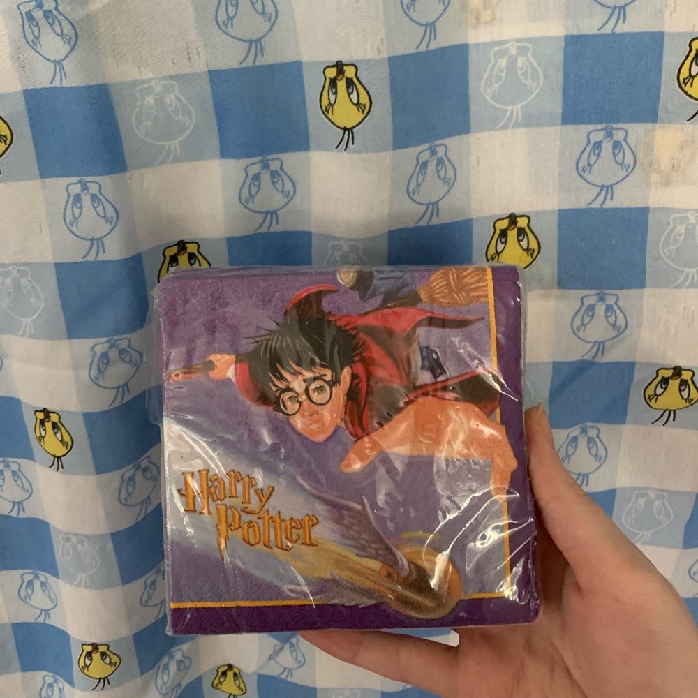 Vintage 2000s Harry Potter Party Supply Napkins